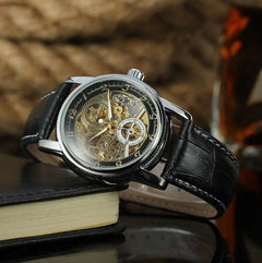 Transparent Mechanical Gear Watch