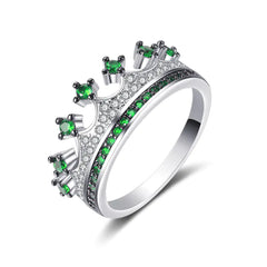 Chic Heart Zircon Ring
