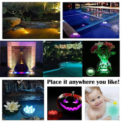 Remote Controlled RGB Submersible Lights
