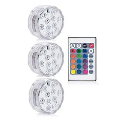 Remote Controlled RGB Submersible Lights