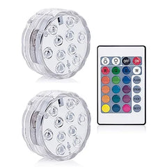 Remote Controlled RGB Submersible Lights