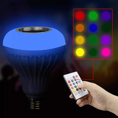 Smart Light RGB Bulb w/ Bluetooth Speaker