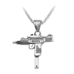 Submachine Gun Necklace