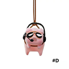 Swinging Pig Interior Car Ornament