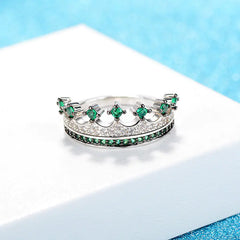 Chic Heart Zircon Ring