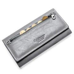 Leather Long Purse Wallet
