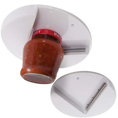 Cabinet-Mounted Jar Opener