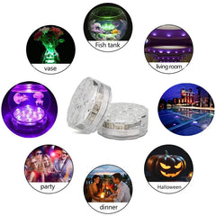 Remote Controlled RGB Submersible Lights