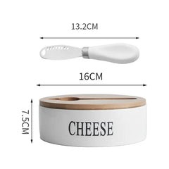 Ceramic Butter/Cheese Dish Set