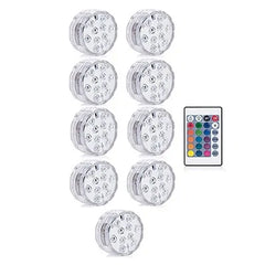 Remote Controlled RGB Submersible Lights