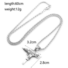Submachine Gun Necklace