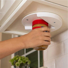Cabinet-Mounted Jar Opener