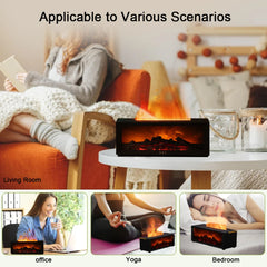 Fireplace Fragrance Diffuser With LED Light Remote Control