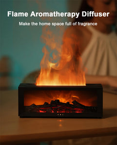 Fireplace Fragrance Diffuser With LED Light Remote Control