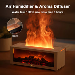Fireplace Fragrance Diffuser With LED Light Remote Control