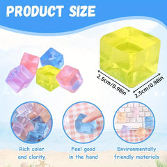 Mini Ice Cube Squish Toys (15 pcs)