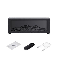Fireplace Fragrance Diffuser With LED Light Remote Control