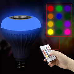 Smart Light RGB Bulb w/ Bluetooth Speaker