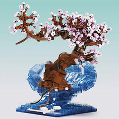 LED Cherry Tree Brick Puzzel Toy
