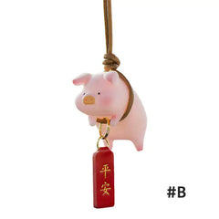 Swinging Pig Interior Car Ornament