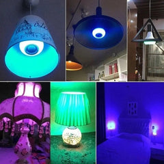 Smart Light RGB Bulb w/ Bluetooth Speaker