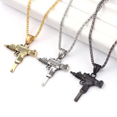 Submachine Gun Necklace