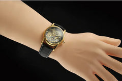 Transparent Mechanical Gear Watch