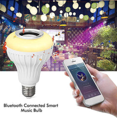 Smart Light RGB Bulb w/ Bluetooth Speaker