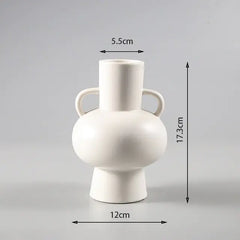 White/Black Ceramic Vases