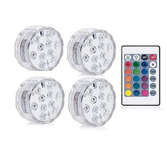 Remote Controlled RGB Submersible Lights