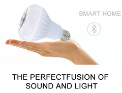 Smart Light RGB Bulb w/ Bluetooth Speaker