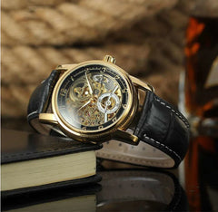 Transparent Mechanical Gear Watch
