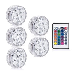 Remote Controlled RGB Submersible Lights