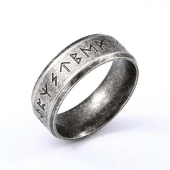 Viking Charm Men's Stainless-Steel Ring