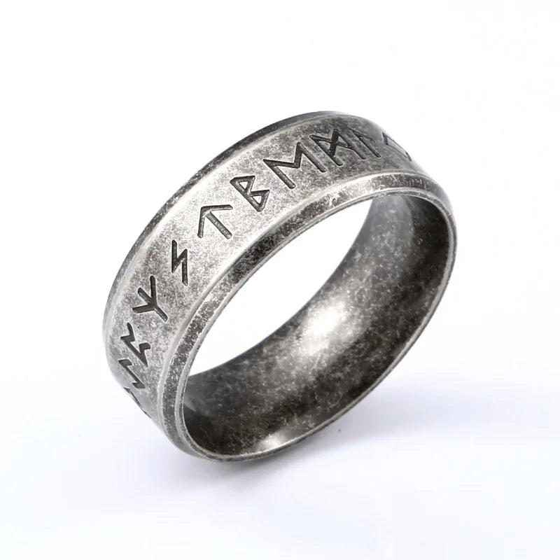 Viking Charm Men's Stainless-Steel Ring