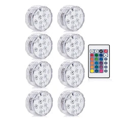 Remote Controlled RGB Submersible Lights