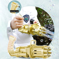Automatic Bubble Machine Gun Toy