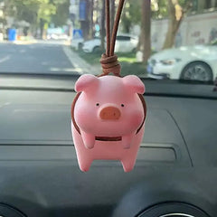 Swinging Pig Interior Car Ornament