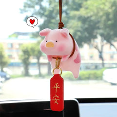Swinging Pig Interior Car Ornament