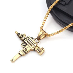 Submachine Gun Necklace