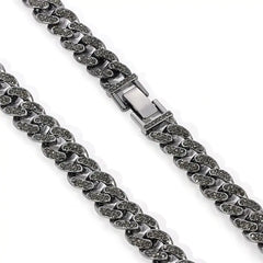 Iced Out - Black Cuban Chain/Bracelet