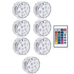 Remote Controlled RGB Submersible Lights